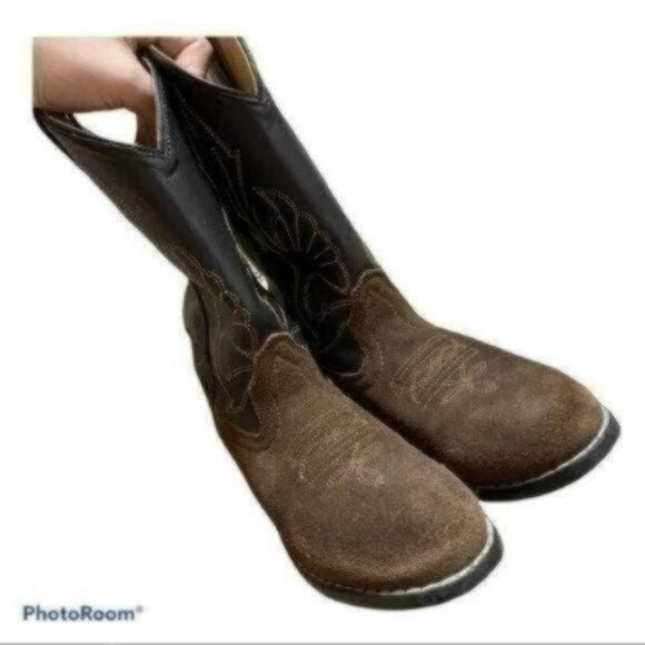 Masterson Boot Company Leather Western Wear Boots Size 4 - Picture 3 of 9